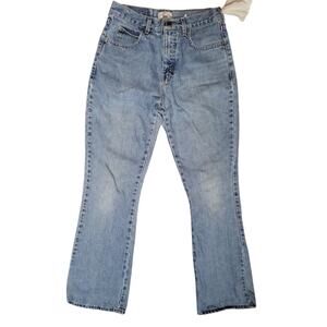 County Seat Womens Size 2 Boot Cut Jeans Light Wash Denim Mid Rise Y2K 5 Pocket